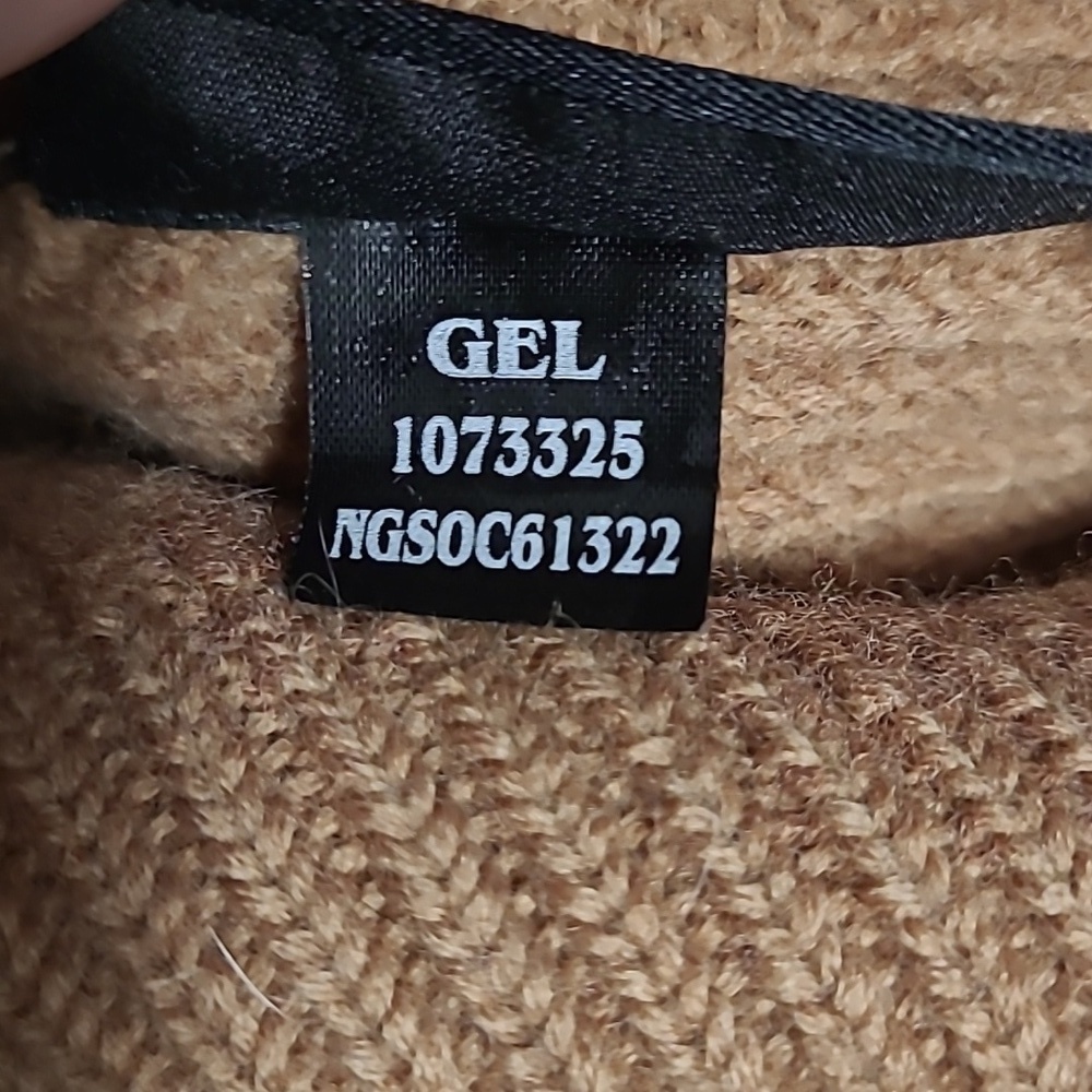 Vintage National Geographic Knit Sweater Patches Wool Pullover Cowl Neck Med - Picture 10 of 11